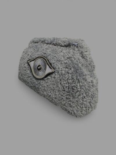 Aura El İşlemeli Göz Motifli Tasarım Clutch – Boncuk ve İplik İşlemeli Premium El Yapımı - Görsel 5