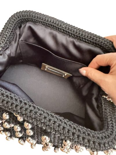 Cevher Boncuklu Clutch Çanta - Görsel 6