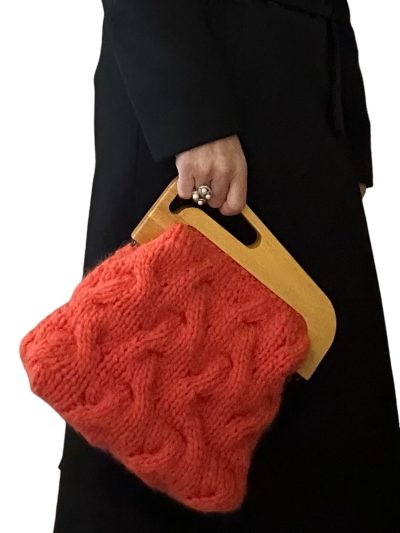 Korella Burgu Clutch Çanta - Görsel 3