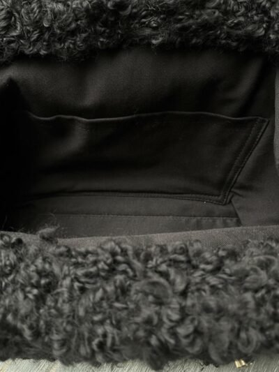 Veloria Siyah Tasarım Clutch – El Yapımı Özel Gece Çantası - Görsel 5