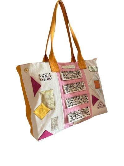 Belexia Özel Tasarım Kumaş Tote Çanta - Görsel 4