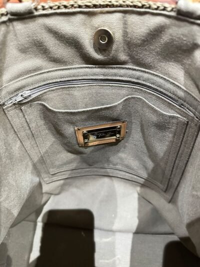 Belonya Kadın Kağıt İp Plaj Çantası - Görsel 5